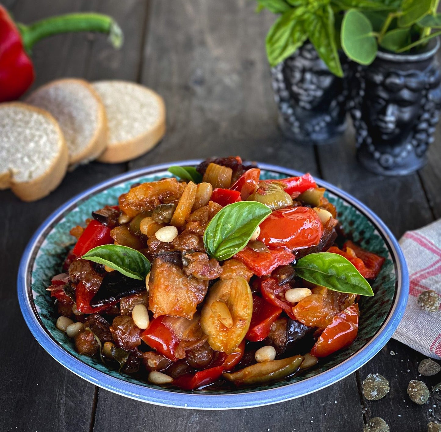 Caponata alla siciliana gluten free